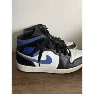 Nike | Shoes | Nike Air Jordan Mid Racer Blue White Black  display picture 1